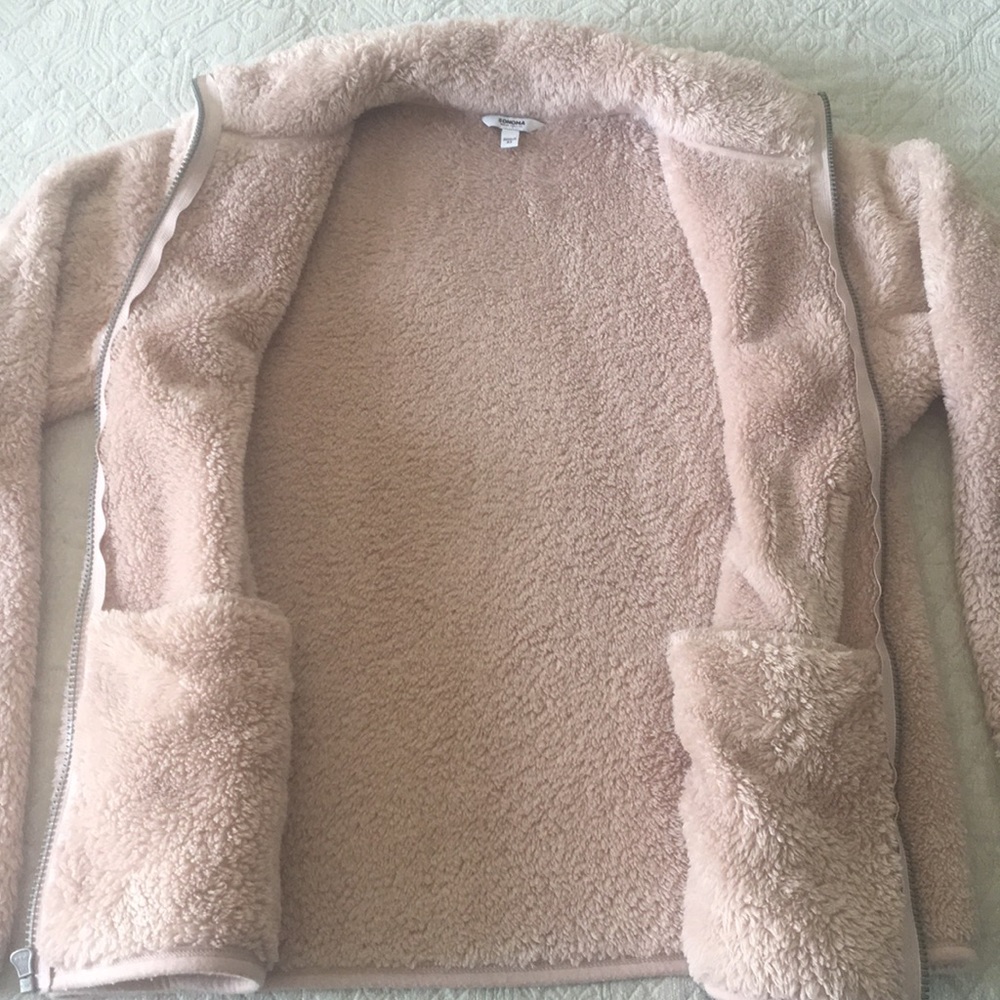 SOLD Sonoma Teddy Bear/Fleece Jacket - Picture 10 of 12